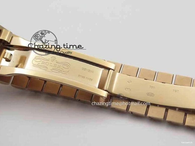 RG Edition On Best A3255 RG President Noob 228239 40mm 1:1 RG Bracelet Day-Date Dial 0409